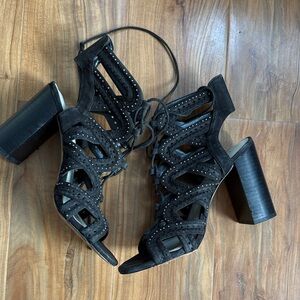 1. State Black Strappy Heels
